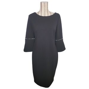 Calvin Klein Flare 3/4 Sleeve Midi Dress